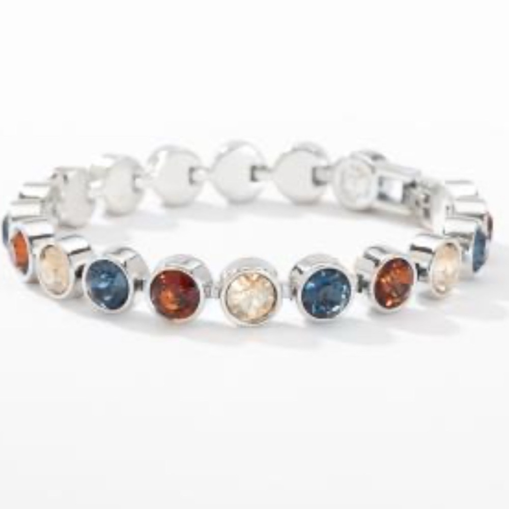 Bracelet with Swarovski crystals